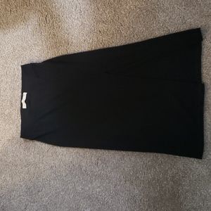Abercrombie & Fitch Black Midi Skirt